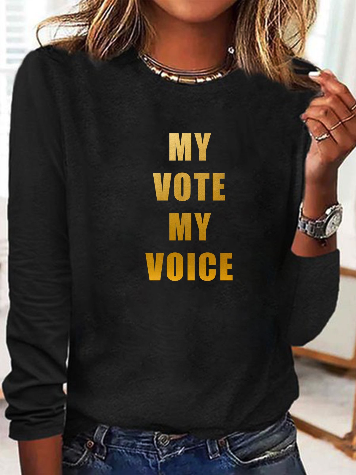My Vote My Voice Empowerment National Voter Registration Day T-Shirt