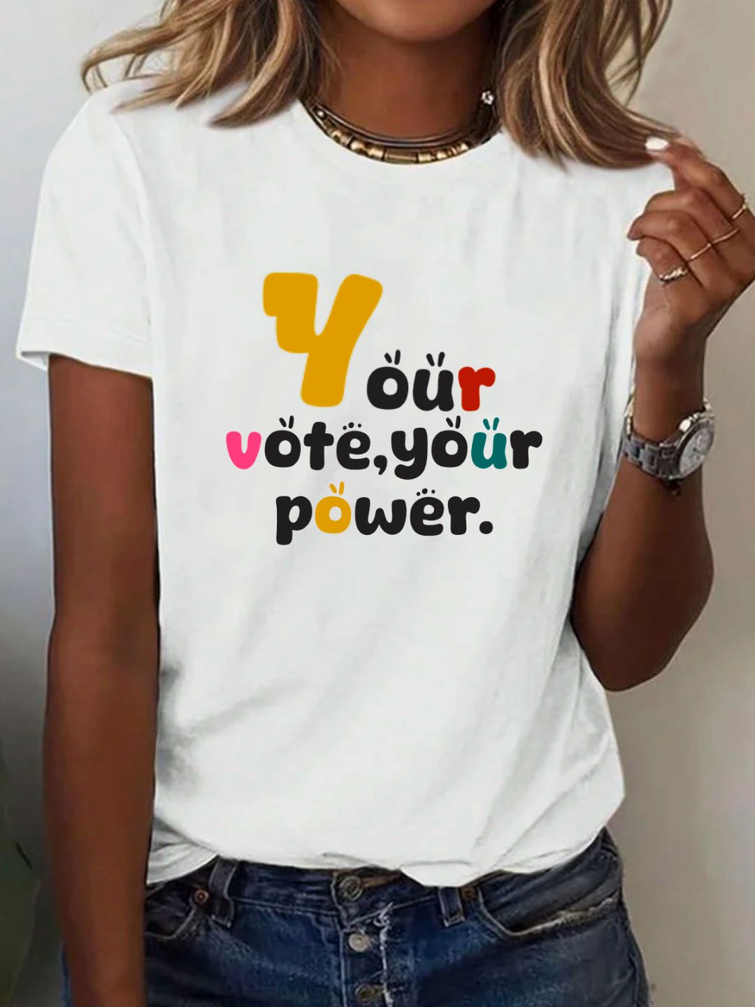 Your vote, your power Empowerment National Voter Registration  Day T-Shirt