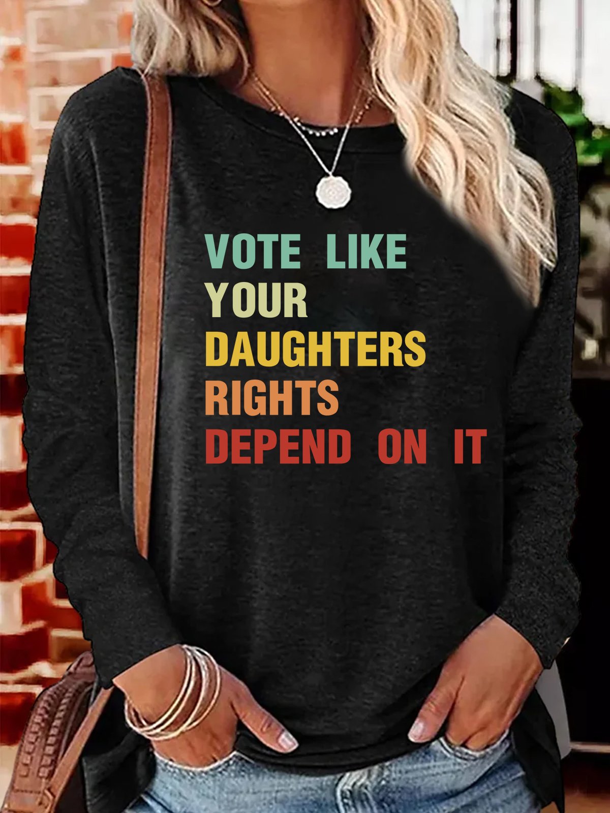 vote Like Your Daughter’s Rights Depend On It  Empowerment National Voter Registration Day T-Shirt