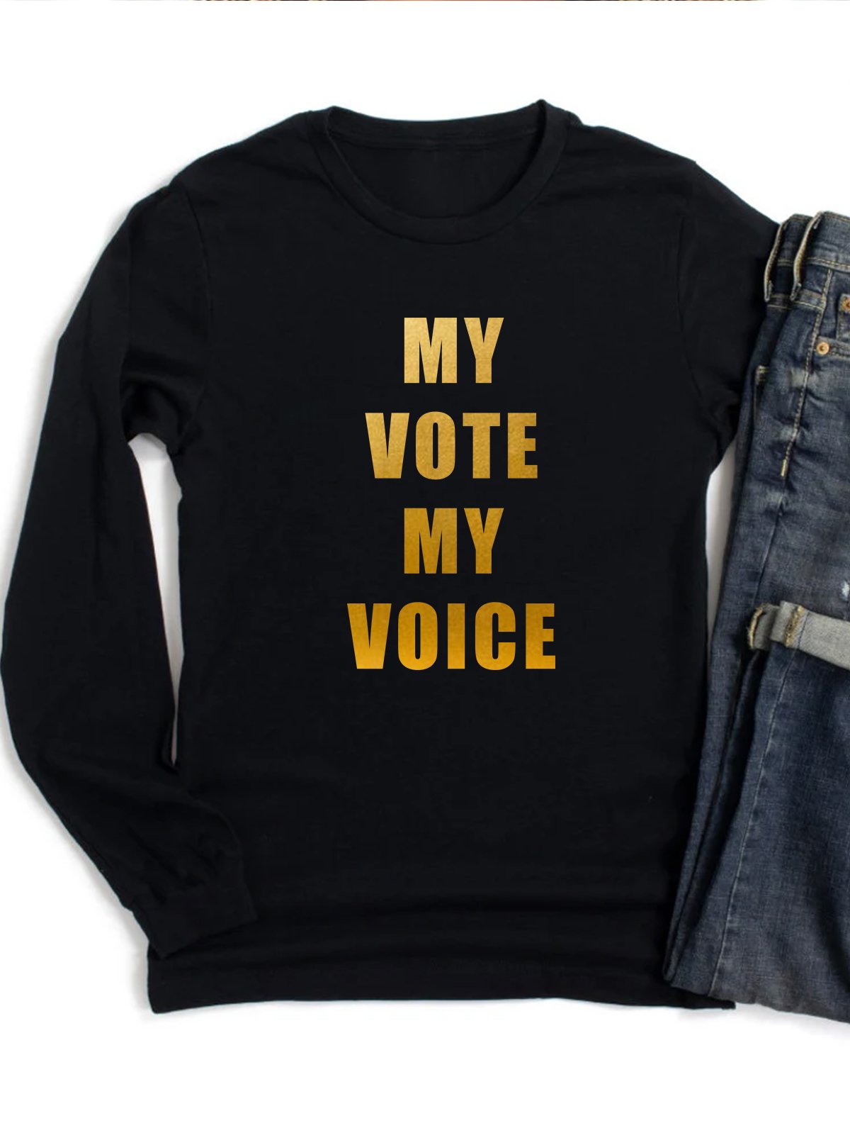 My Vote My Voice Empowerment National Voter Registration Day T-Shirt