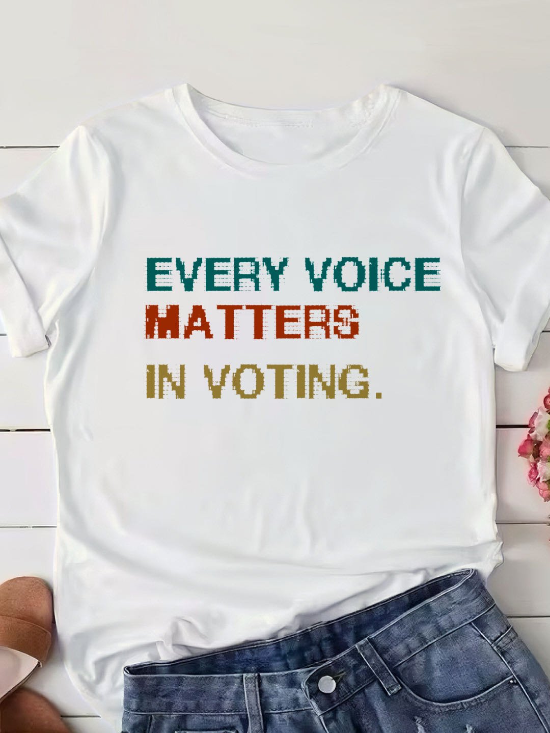 Every voice matters in voting Empowerment  National Voter Registration DayT-Shirt