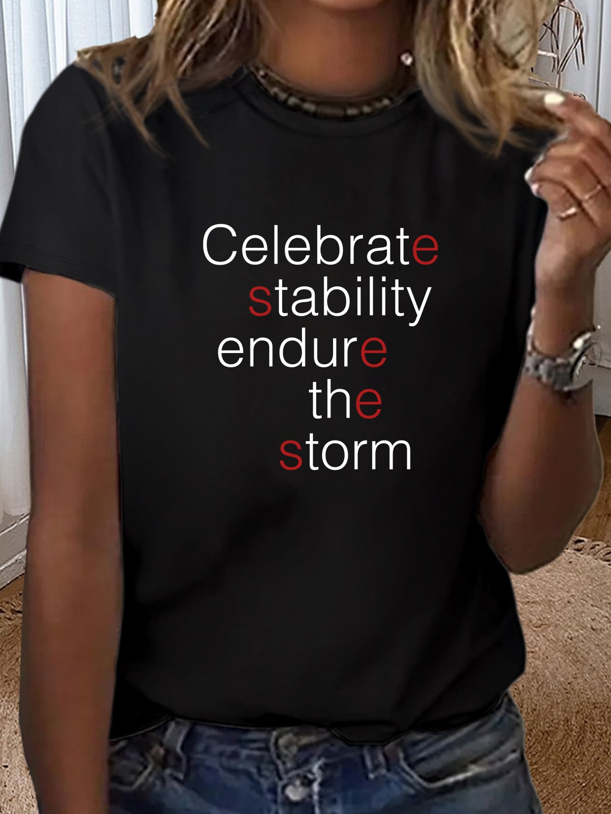 Celebrate stability, endure the storm BPD T-Shirt