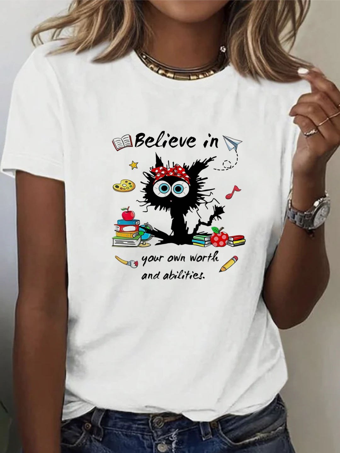 Believe in your own worth and abilities MDD  T-Shirt