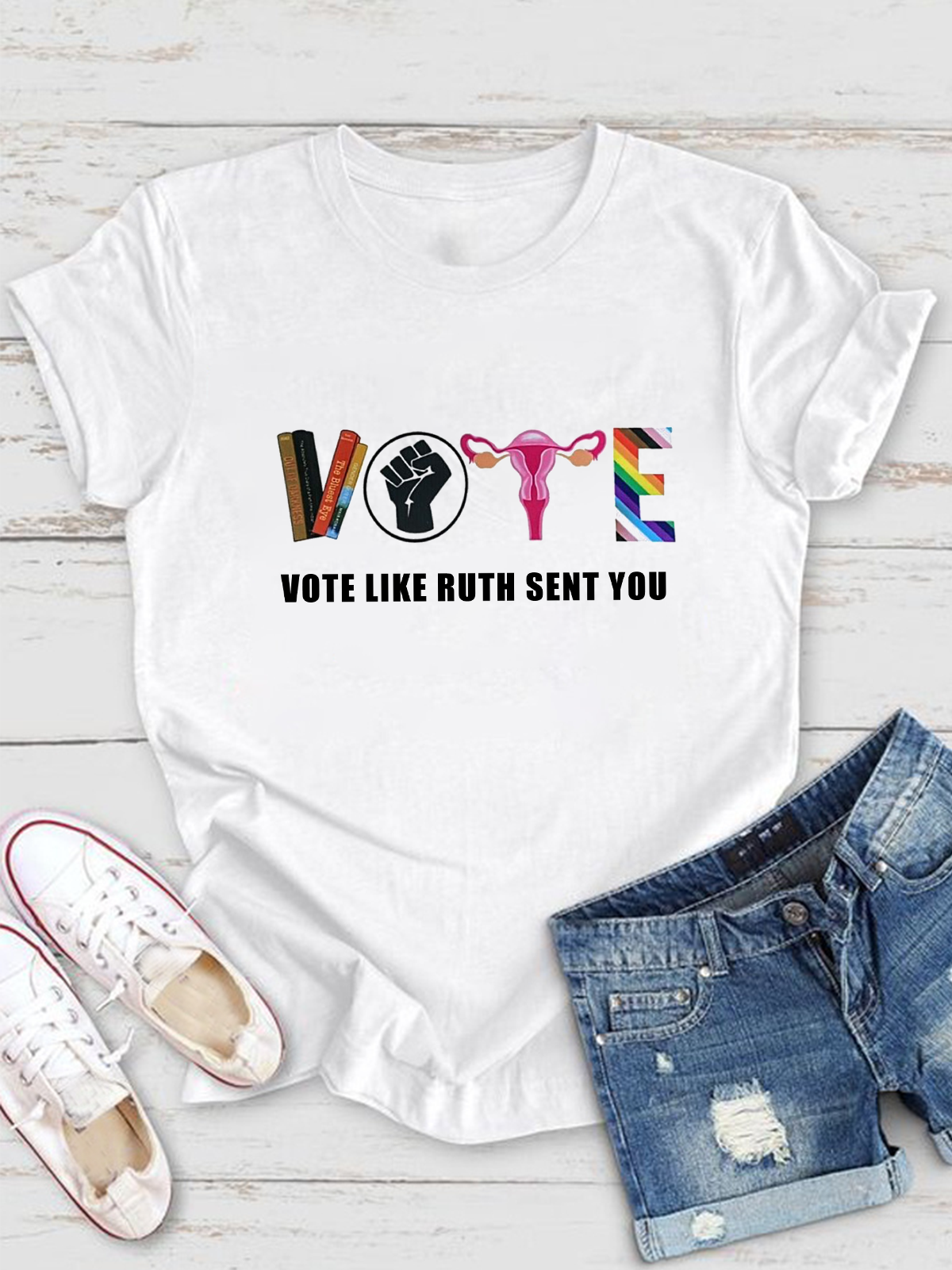 Vote Like Ruth Sent You Empowerment National Voter Registration Day T-Shirt