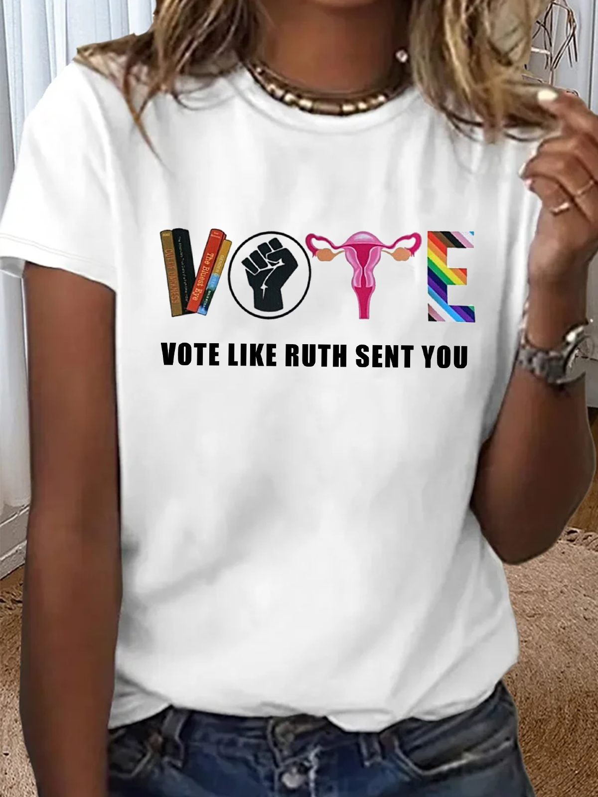 Vote Like Ruth Sent You Empowerment National Voter Registration Day T-Shirt