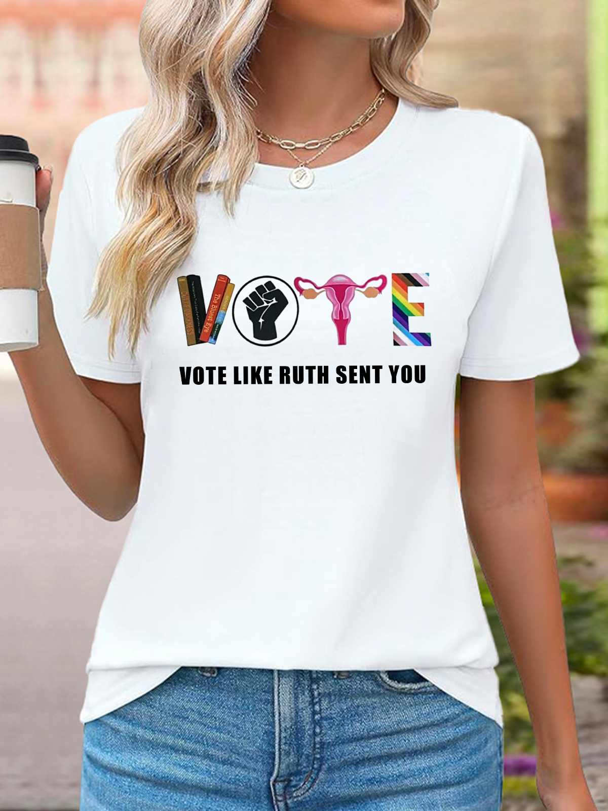 Vote Like Ruth Sent You Empowerment National Voter Registration Day T-Shirt