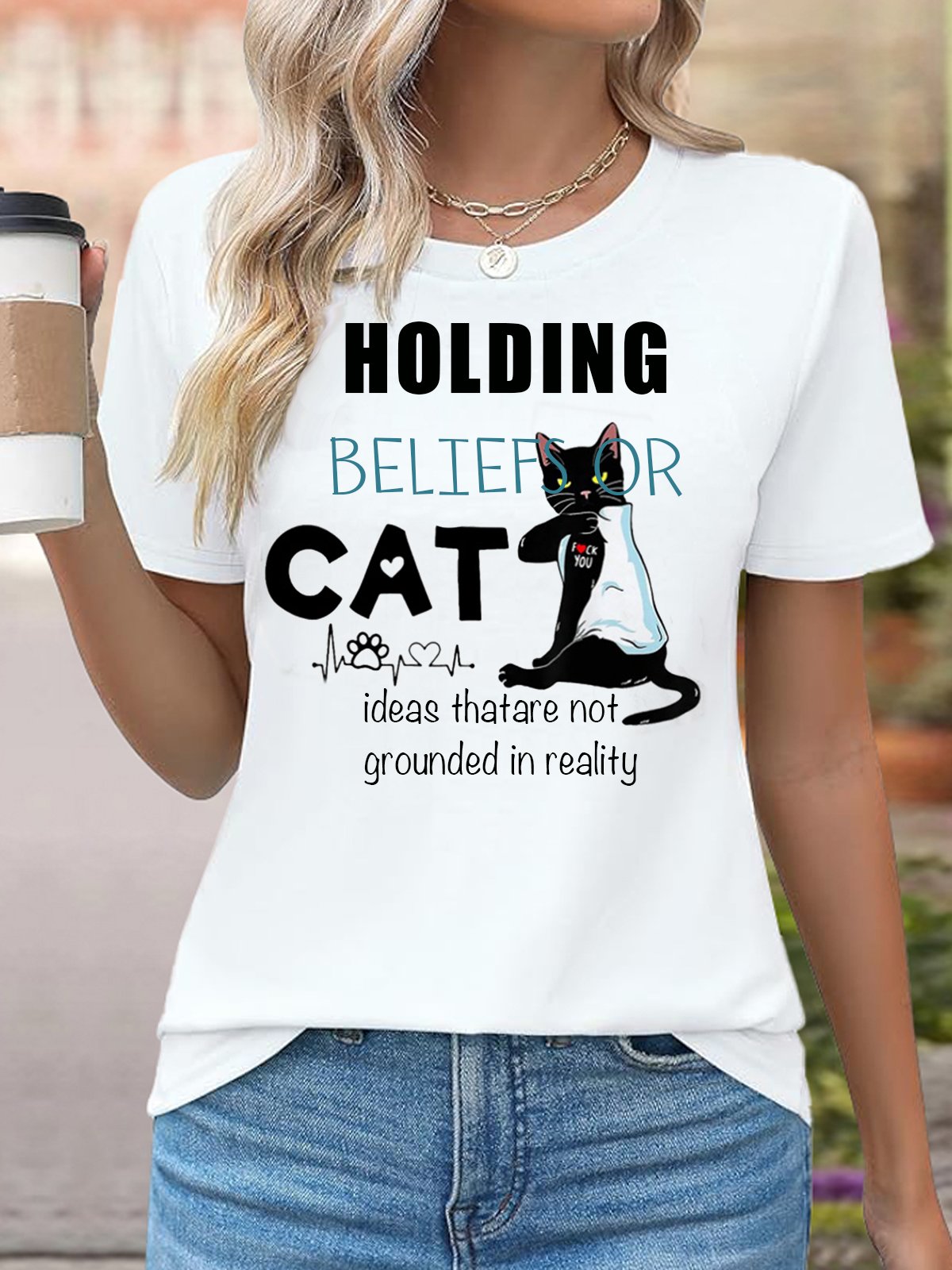 holding beliefs or ideas that are not grounded in reality SCZ T-Shirt