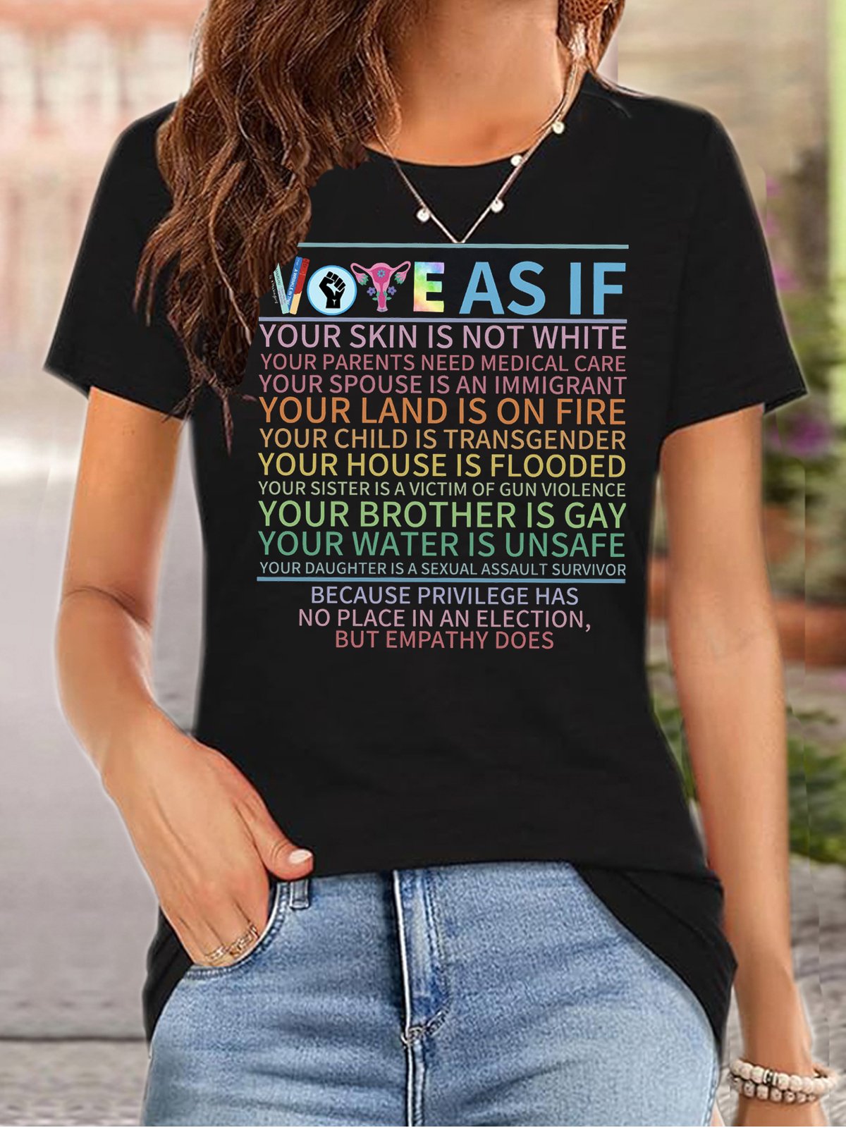 Vote As If Shirt Empowerment National Voter Registration Day T-Shirt