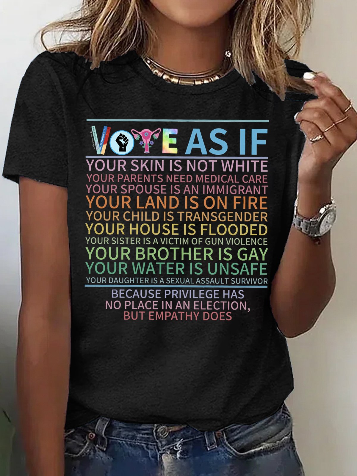 Vote As If Shirt Empowerment National Voter Registration Day T-Shirt