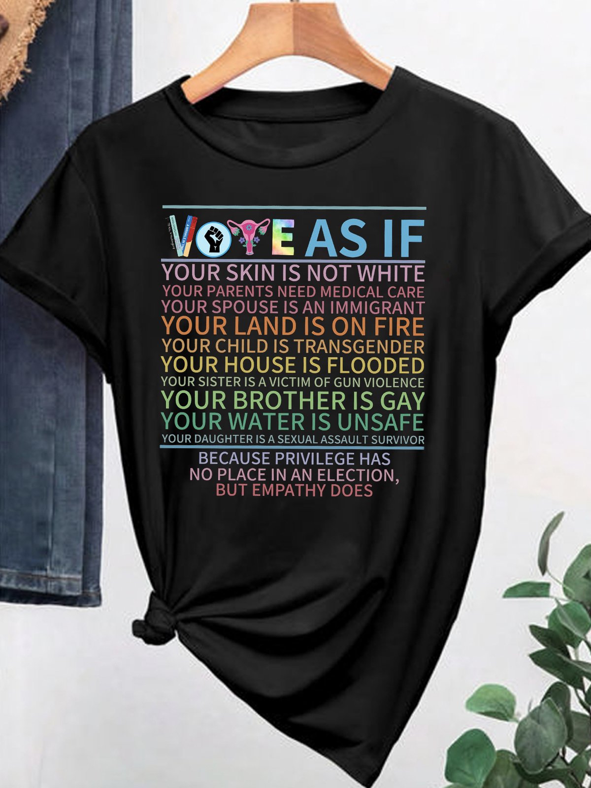 Vote As If Shirt Empowerment National Voter Registration Day T-Shirt