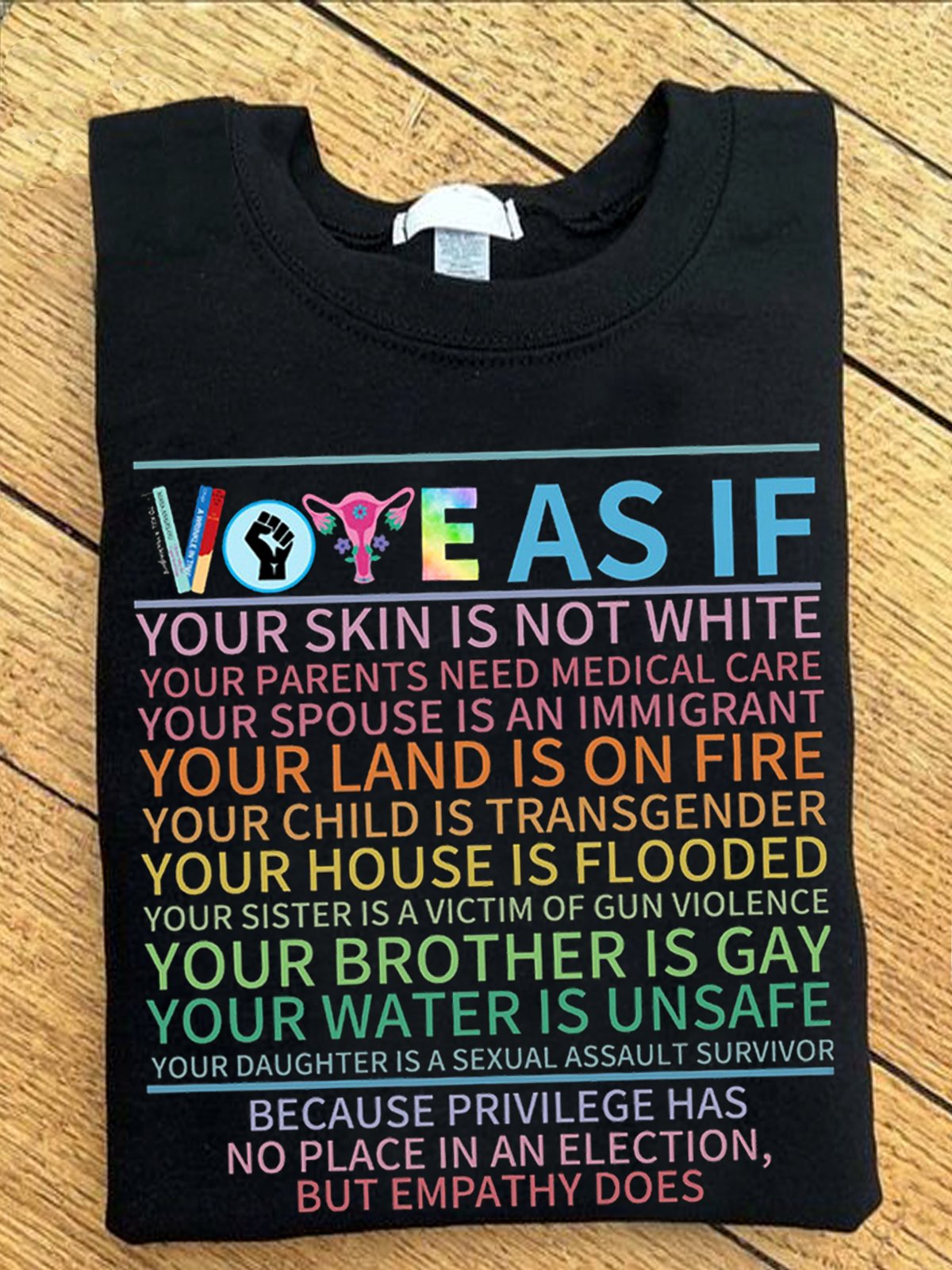 Vote As If Shirt Empowerment National Voter Registration Day T-Shirt