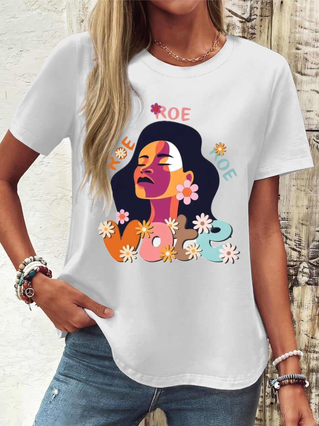 Roe Roe Roe Your Vote RBG T-Shirt
