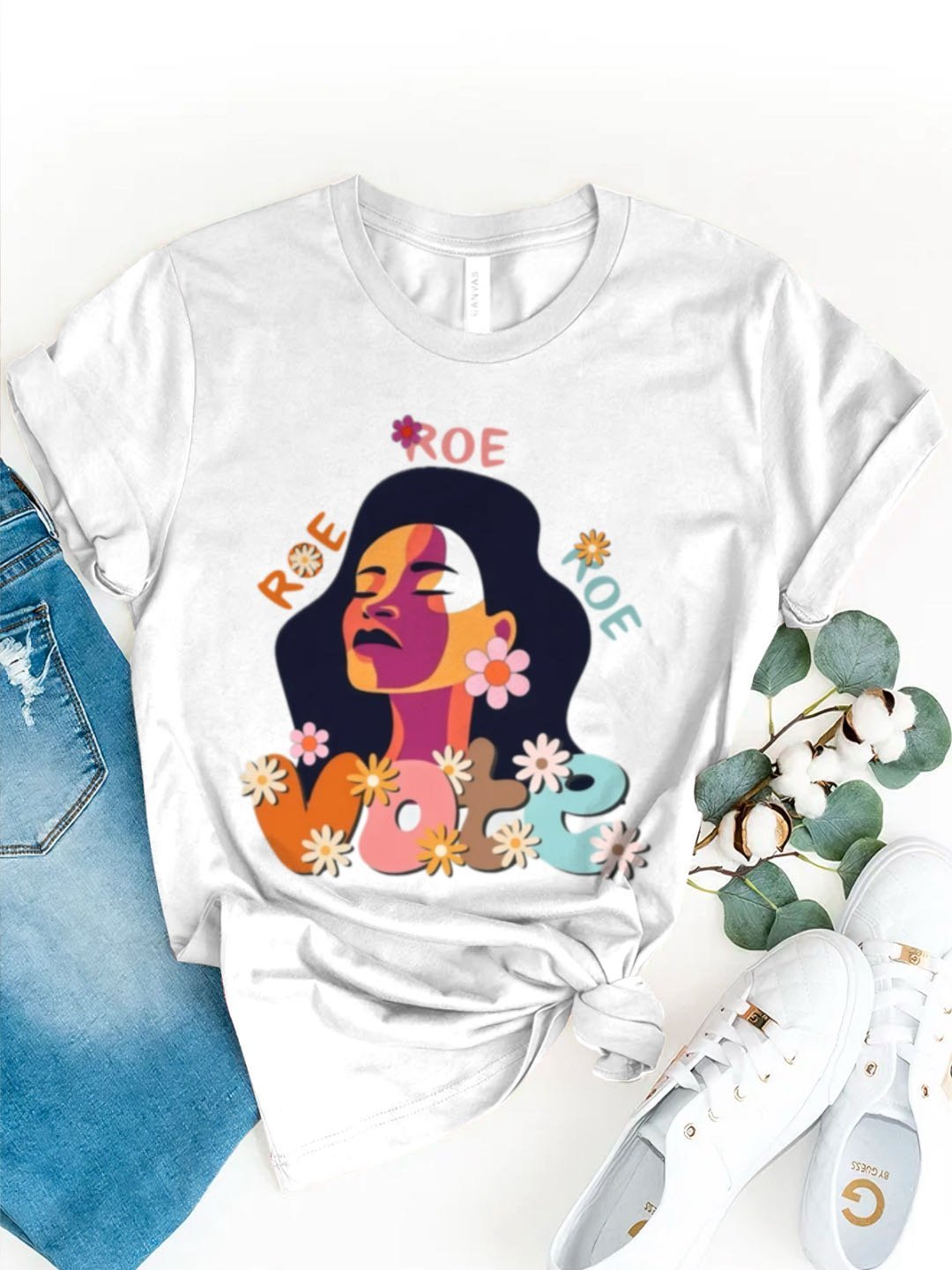 Roe Roe Roe Your Vote RBG T-Shirt