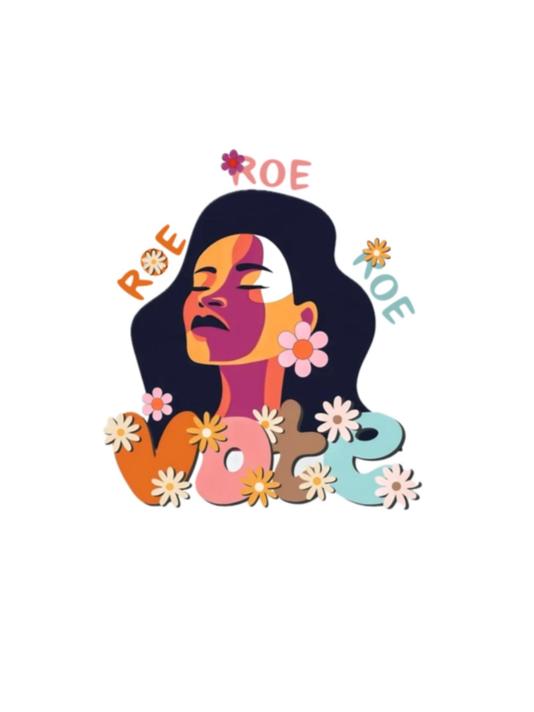 Roe Roe Roe Your Vote RBG T-Shirt