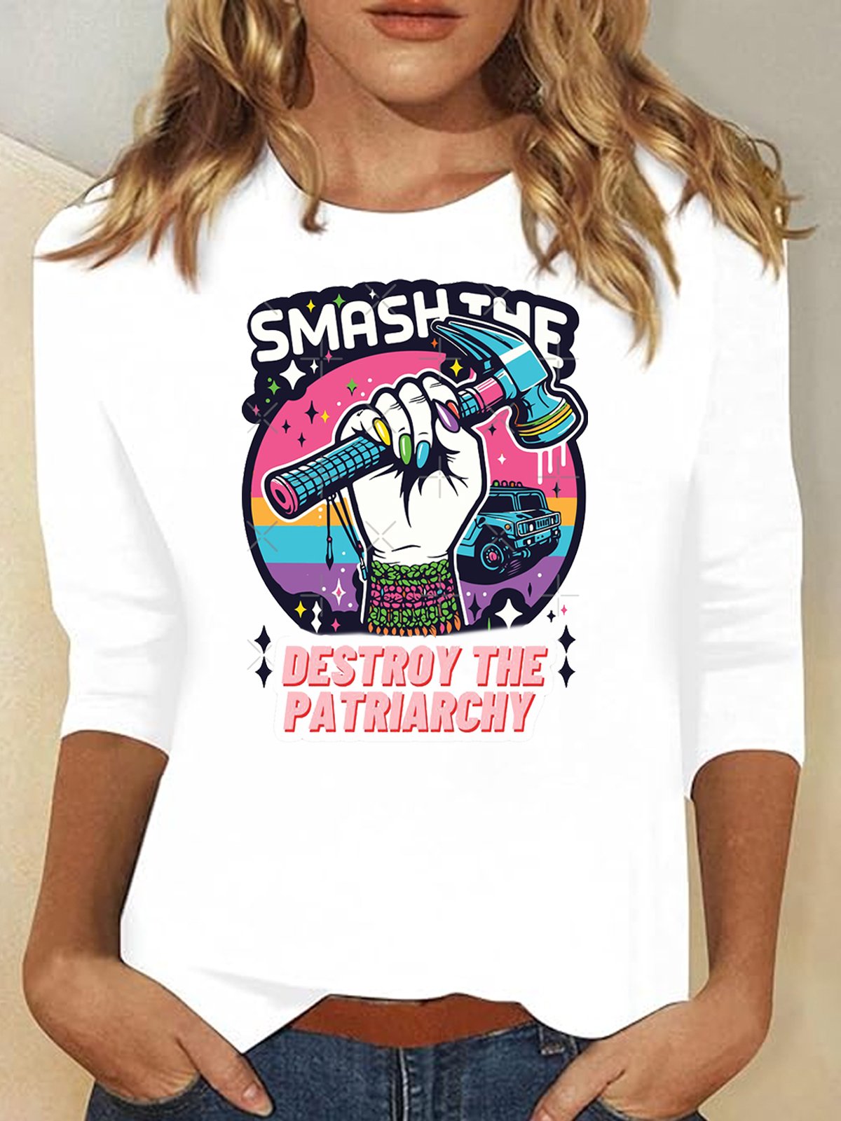 Destroy the patriarchy. Empowerment Equality Day T-Shirt