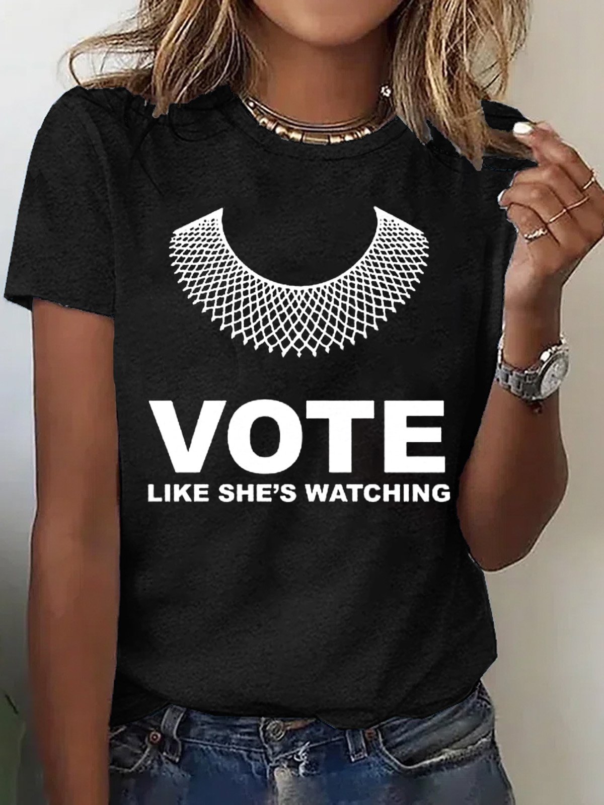 vote like she's watchinng Empowerment National Voter Registration Day T-Shirt