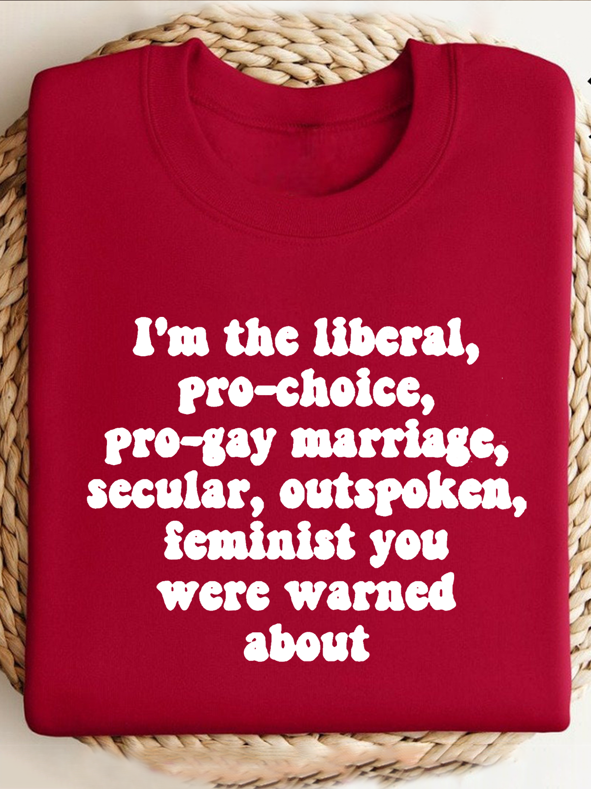 Feminist I'm The Liberal Pro-Choice Empowerment National Voter Registration Day Sweatshirt