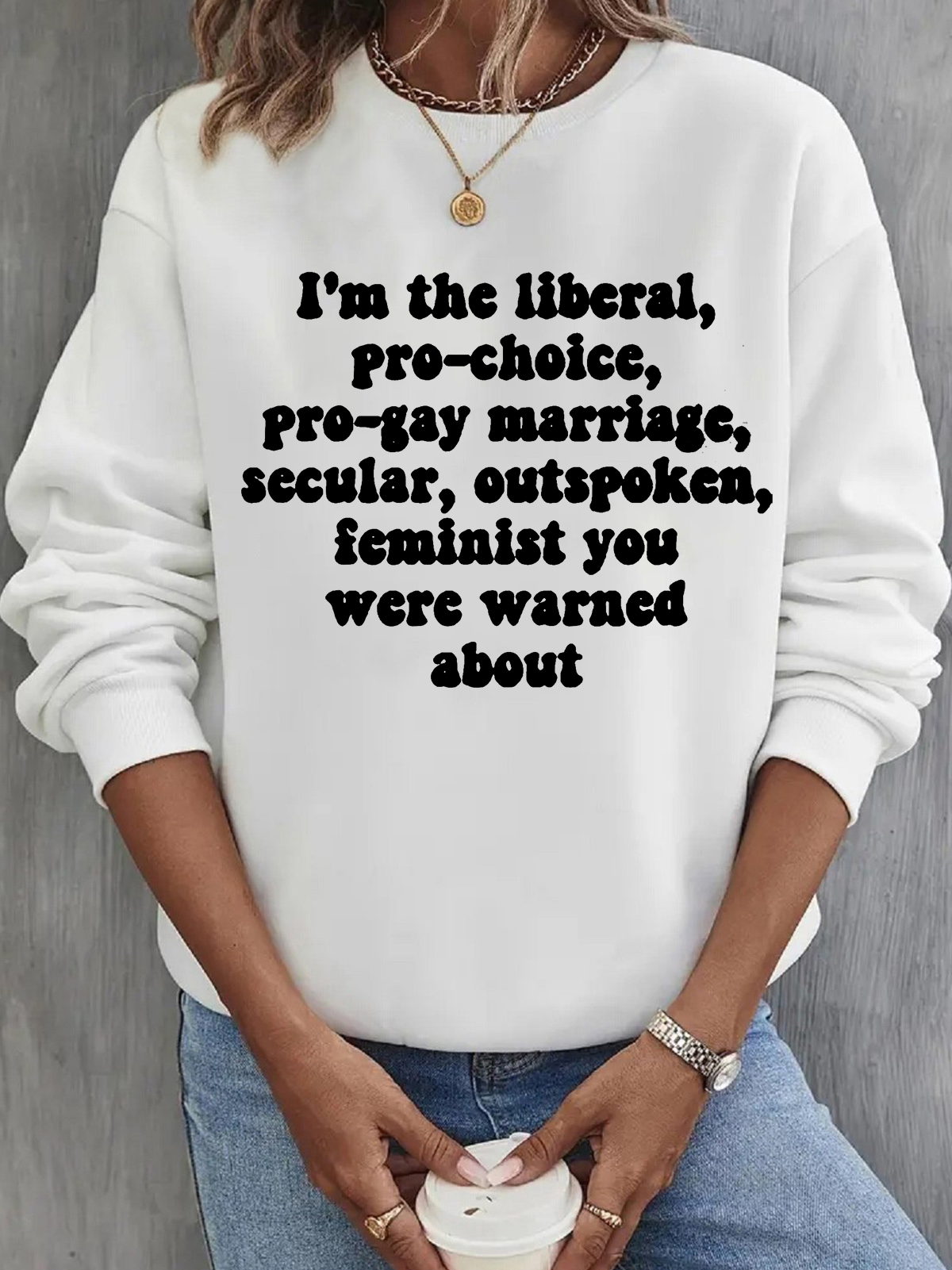 Feminist I'm The Liberal Pro-Choice Empowerment National Voter Registration Day Sweatshirt