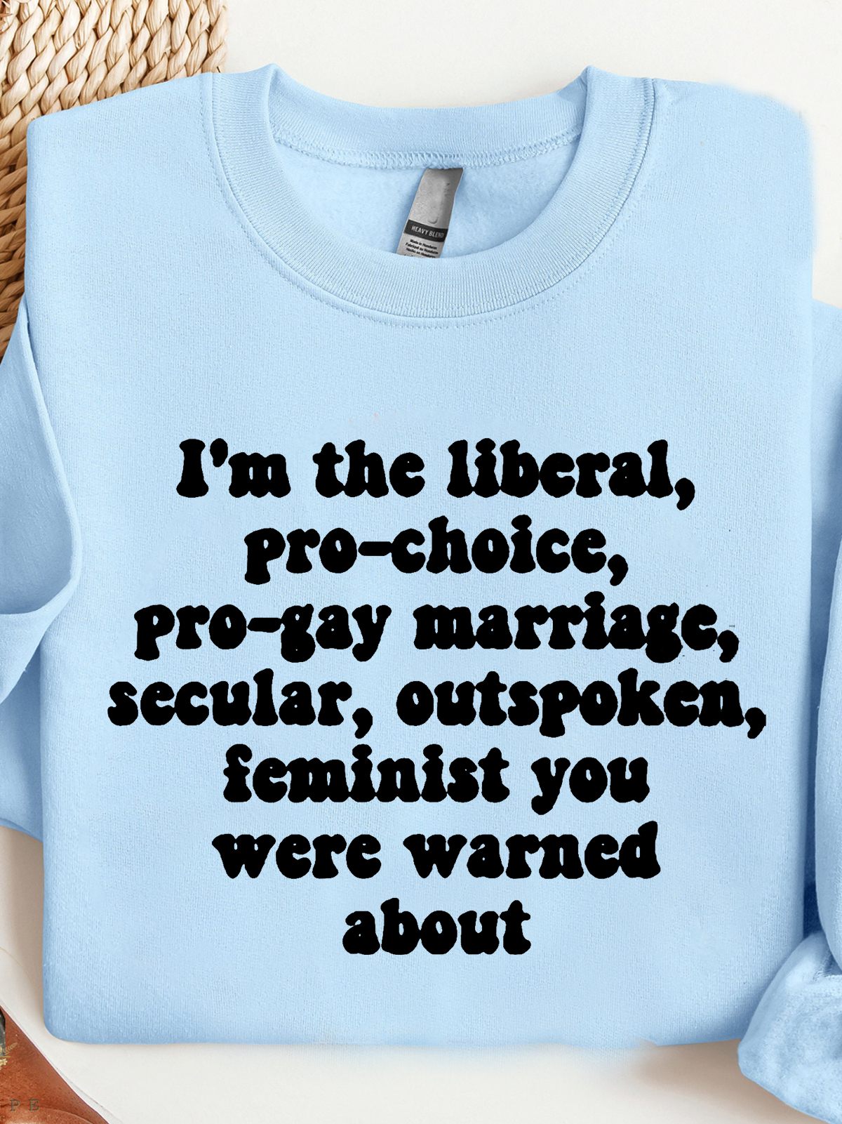 Feminist I'm The Liberal Pro-Choice Empowerment National Voter Registration Day Sweatshirt