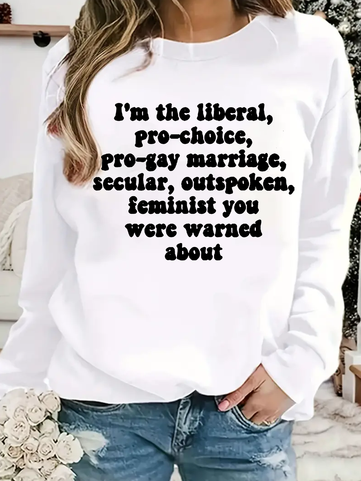 Feminist I'm The Liberal Pro-Choice Empowerment National Voter Registration Day Sweatshirt