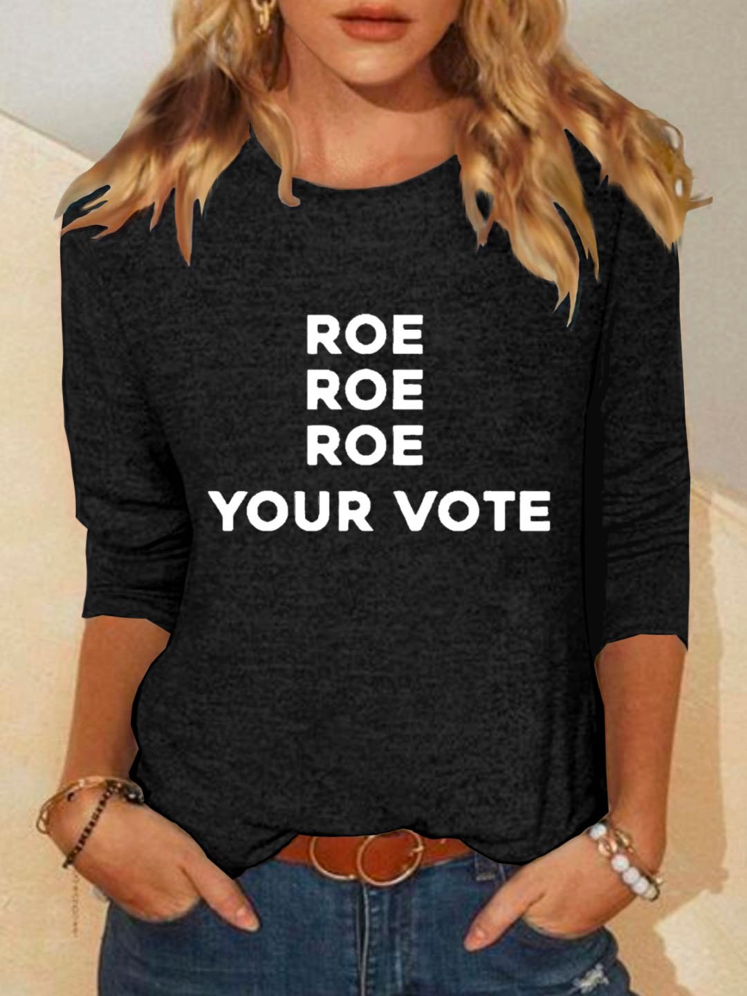 Roe Roe Roe Your Vote Empowerment	National Voter Registration Day  T-Shirt