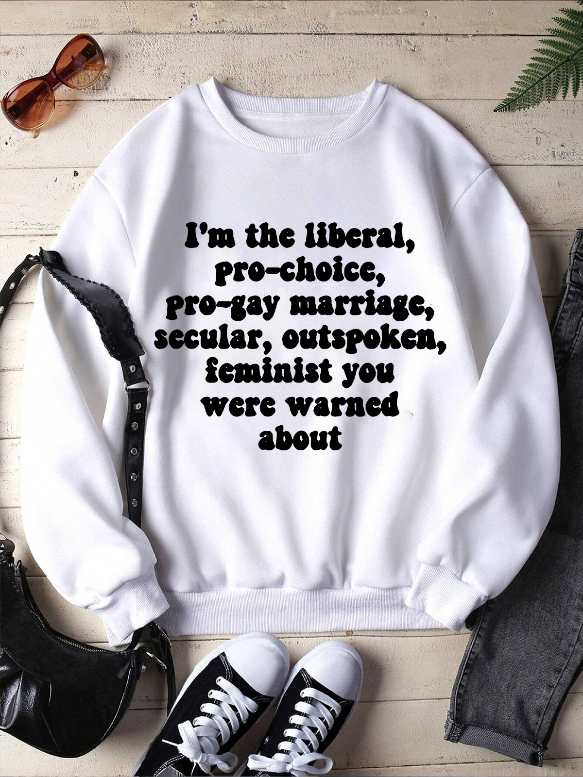Feminist I'm The Liberal Pro-Choice Empowerment National Voter Registration Day Sweatshirt