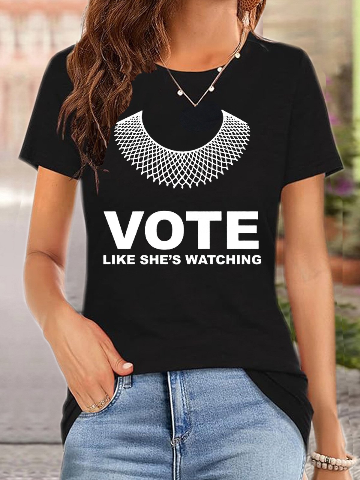 vote like she's watchinng Empowerment National Voter Registration Day T-Shirt