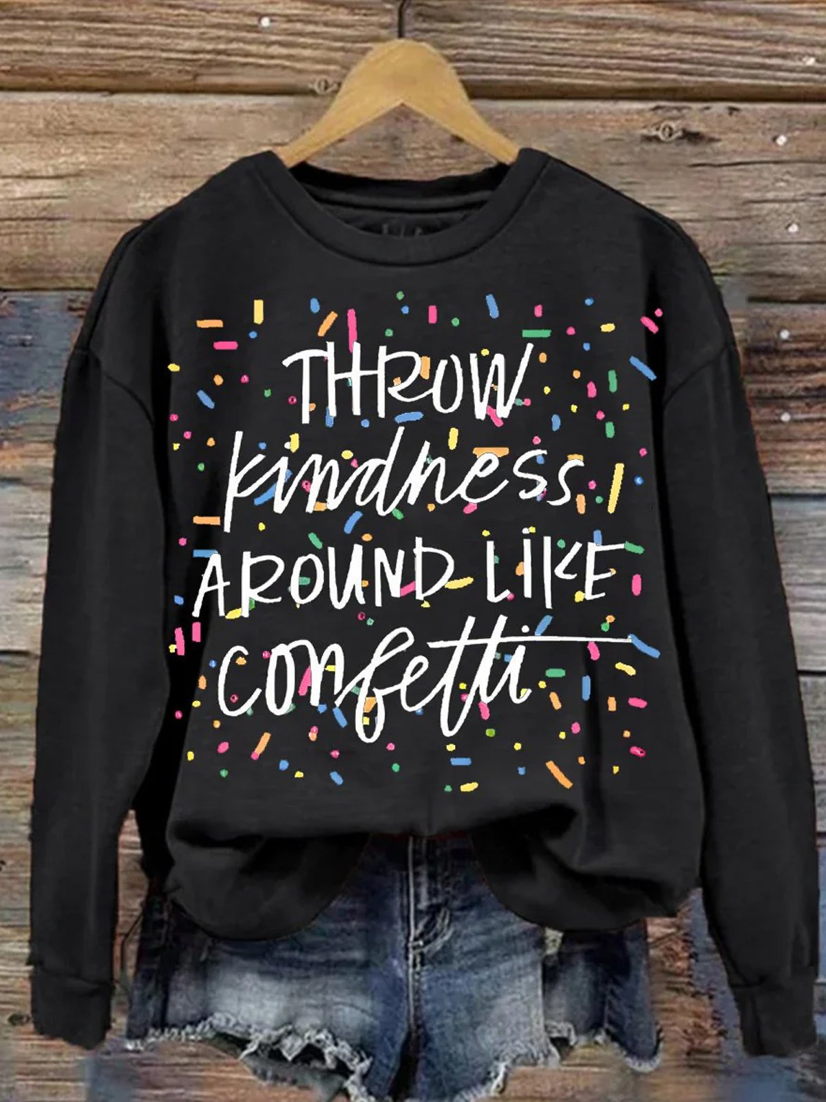 Casual Loose  MDD GAD Be Kind Mental Health Month NSPW  Sweatshirt