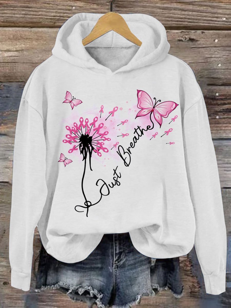 Just Breathe  MDD GAD  Be Kind Mental Health Month NSPW  Hoodie