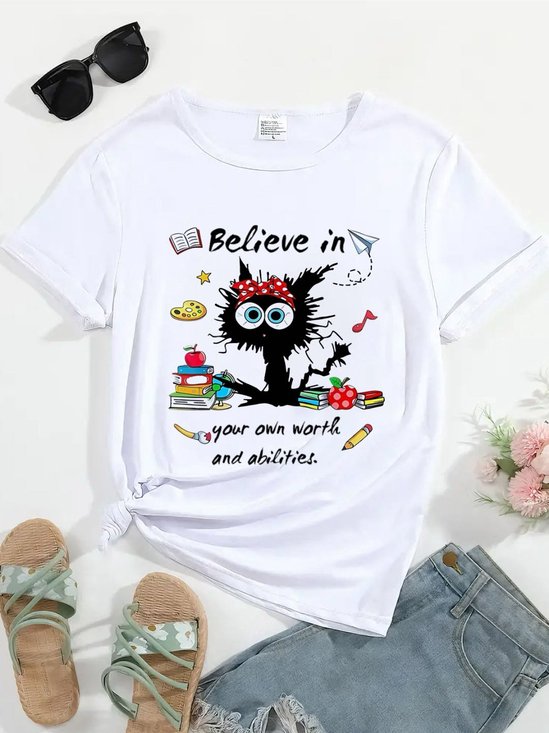 Believe in your own worth and abilities MDD  T-Shirt