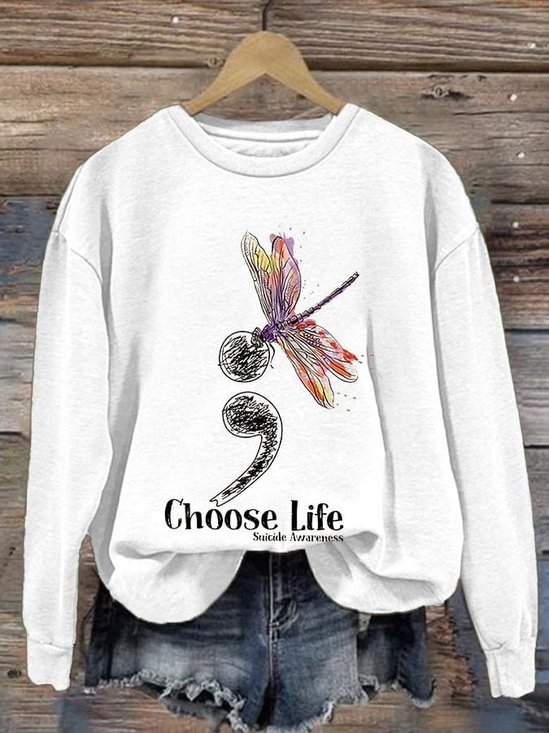 Suicide Prevention Women's  MDD GAD  Be Kind Mental Health Month NSPW Sweatshirt
