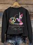 Only Love Hippie MDD GAD  Be Kind Mental Health Month NSPW Sweatshirt