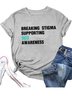 Breaking Stigma, Supporting OCD Awareness OCD T-Shirt