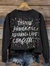 Casual Loose  MDD GAD Be Kind Mental Health Month NSPW  Sweatshirt